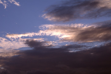 Obraz premium clouds,nature, landscape, sky,view,, light, evening, cloudscape, dusk, weather,dark, heaven, beauty, beautiful, 