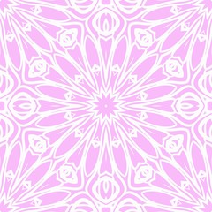 Modern Decorative seamless Floral pattern. Vector colored illustration. paper for scrapbook.