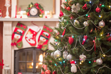 Christmas tree with gifts