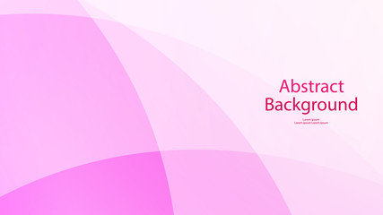 Pink color and white color background abstract art vector 