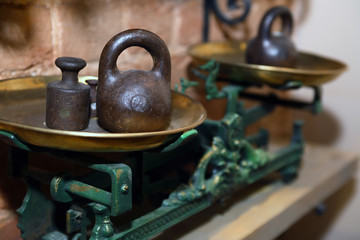 Old Weight Scales