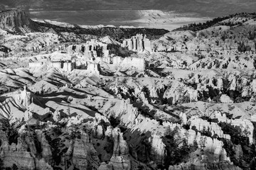 beautiful landscape in Bryce Canyon with magnificent Stone formation