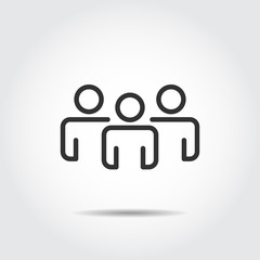 People Icon work group Team Vector