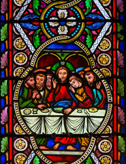 Stained Glass in Monaco Cathedral