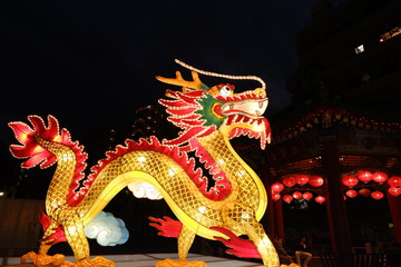 Chinese Dragon at China Town in Yokohama, Japan