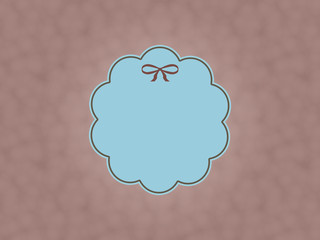 Baby boy announcement card