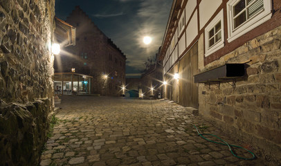 Burg Fürsteneck bei Nacht