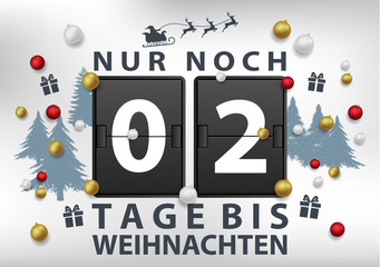 Noch x Tage bis Weihnachten