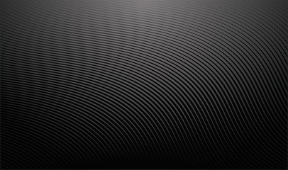 Fototapeta premium Gradient dark background with diagonal stripes. Lighting beam. Vector Illustration.