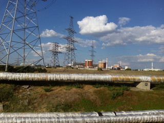 UKRAINE, YUZHNOUKRAINSK - AUGUST 27, 2015. Yuzhnoukrainskaya nuclear power plant located on the...