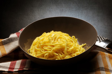 Linguine in bianco Cucina italiana リングイネ Italian cuisine لنغويني Лингуине la Pasta לינגוויני 