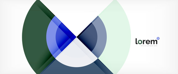 Obraz premium Multicolored round shapes abstract background