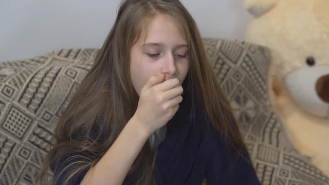 Teen girl fell ill