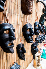 Mamuthones wooden mask