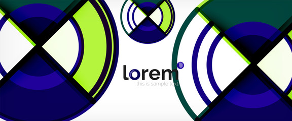 Obraz premium Modern geometric abstract background