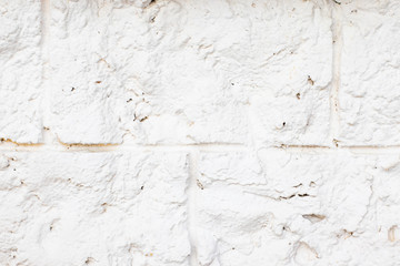White stone wall. Abstract background