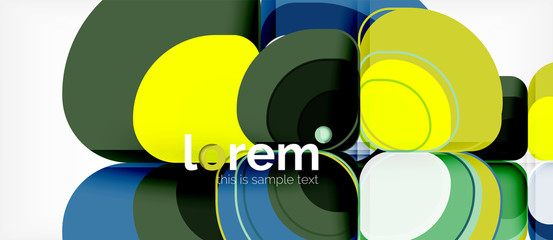 Geometric modern abstract background