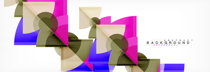 Modern geometric abstract background
