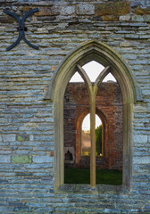 old church windows and arches - 235480648