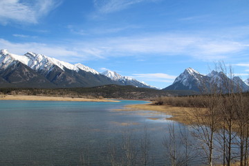 Autumn Beauty At Lake Abraham, Nordegg, Alberta