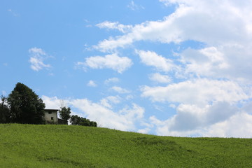 gletscher in der Schweiz in Saas Fee im Sommer