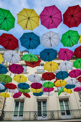 Fototapeta premium Parapluies, Saumur, France