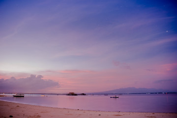 Obraz premium Sunrise at Lakawon Beach Resort, Cadiz, Negros Occidental, Phlippines