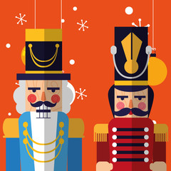 nutcracker toy vector design