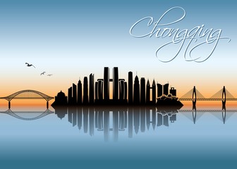 Fototapeta premium Chongqing skyline - China