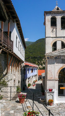 Ancient Monastery of Timiou Prodromou St. John the Baptist near town of Serres, Central Macedonia, Greece