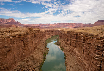 Panoramic view of Colorado River, Marble Canyon Arizona