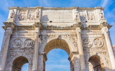 Obraz premium Arch of Constantine in Rome, Italy