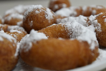 donut dessert sweet bun food icing sugar