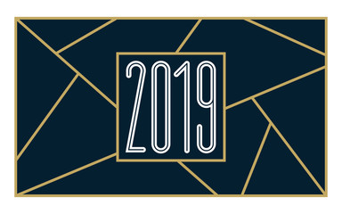 2019 Business & Invitation Card Template (Live Stroke Path)