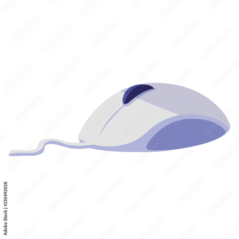Poster mouse computer isolated icon