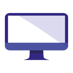 computer monitor isolated icon
