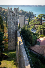 walls of piran, slovenia 