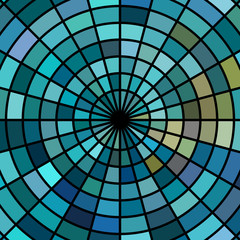 Naklejka premium abstract vector stained-glass mosaic background