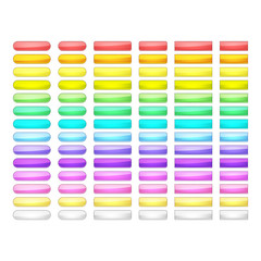 vector web buttons set