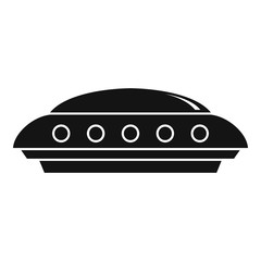 UFO icon. Simple illustration of UFO vector icon for web design isolated on white background