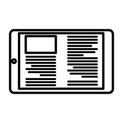 smartphone device isolated icon