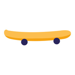 skateboard sport isolated icon
