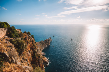 Turkey, Alanya - Rock Coast by The Sea