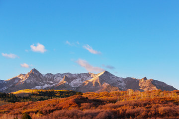 Fototapeta na wymiar Autumn in Colorado