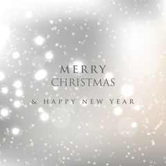 Fototapeta premium Merry Christmas and happy new year. 2019. Flat vector illustration
