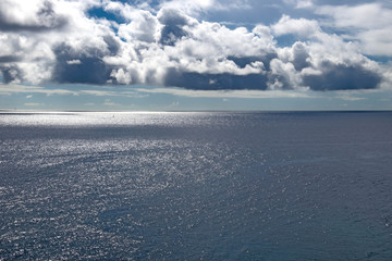 Sea view to the horizon