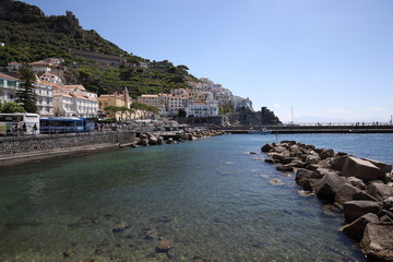 Fototapeta na wymiar Italien -Amalfi Hafen