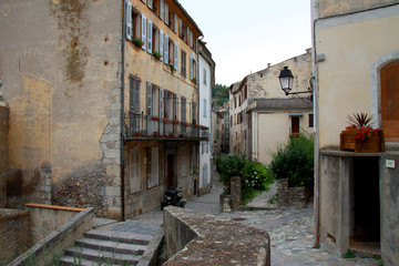 Naklejka premium Medieval city of Entrevaux, Alpes-de-Haute-Provence, France