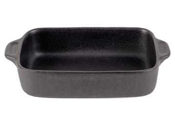 Black rectangular pot for stove