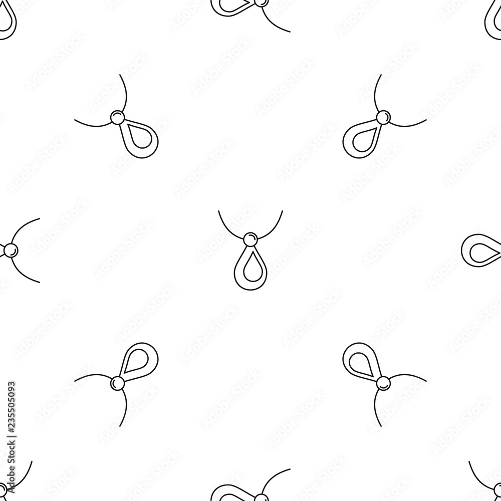 Poster pearl medallion pattern seamless vector repeat geometric for any web design